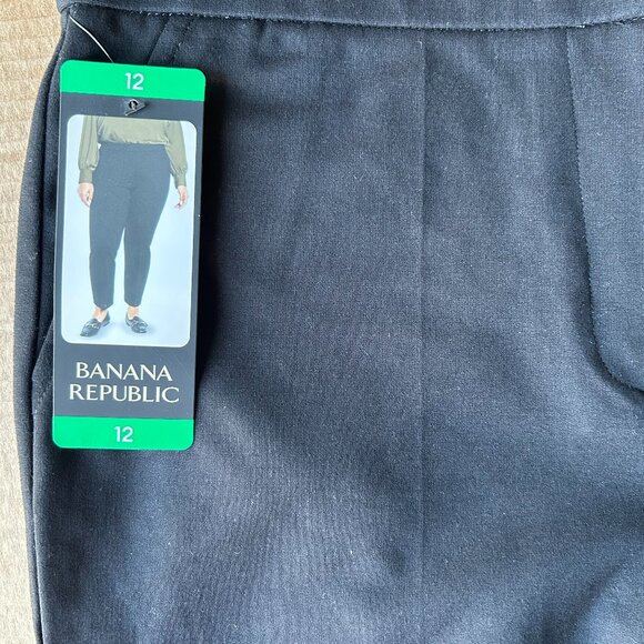 Banana Republic Women's Ponte Pant Black Size 12 - Picture 7 of 8